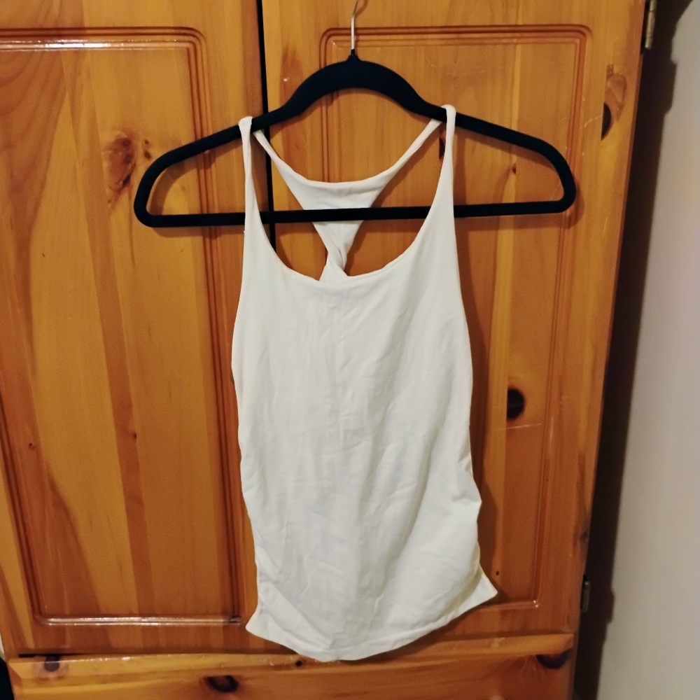 Bebe White Tank Top